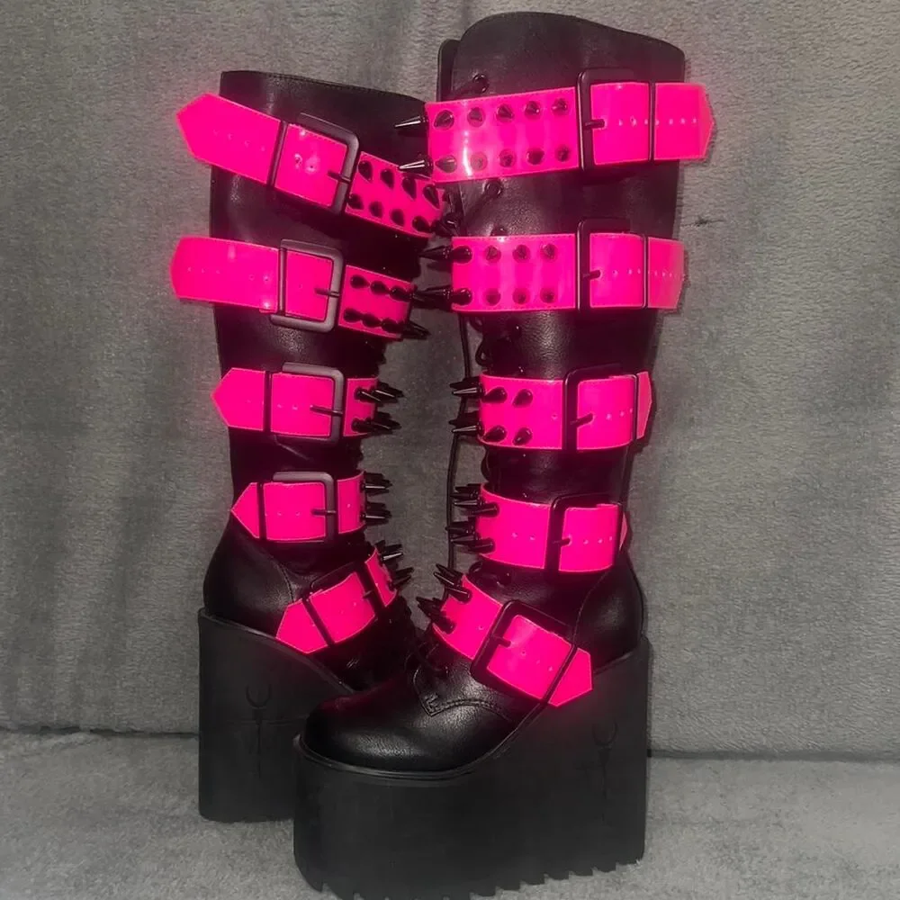 Dolls-kill Women's Pink Boots